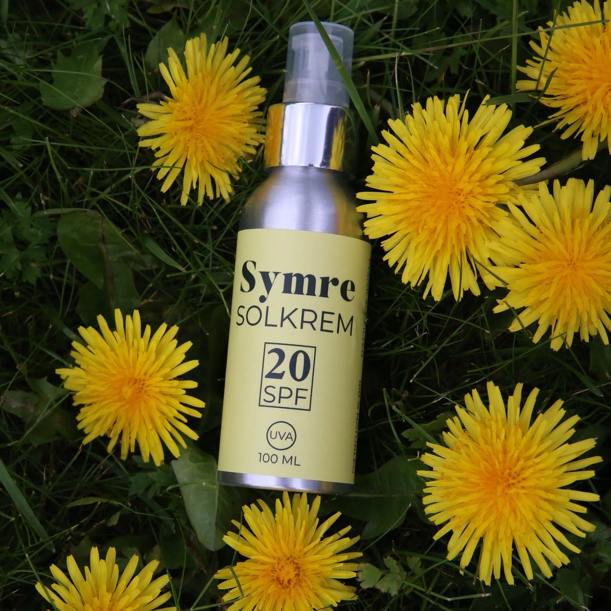 Symre mineralsolkrem m/ lavendel 20spf - 100ml