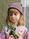 The knit beanie - mauve