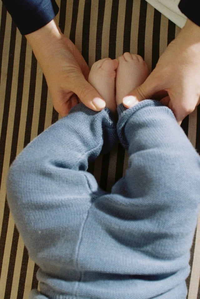 The daily legging - Cornflower blue