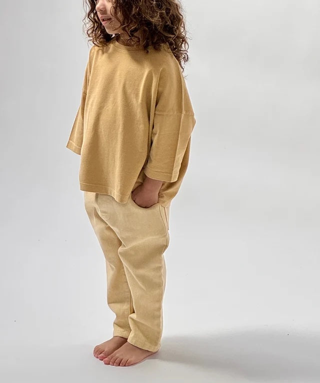 The Oversized Tee - Mustard