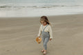 Footless Cotton Tights - Marshmallow sky