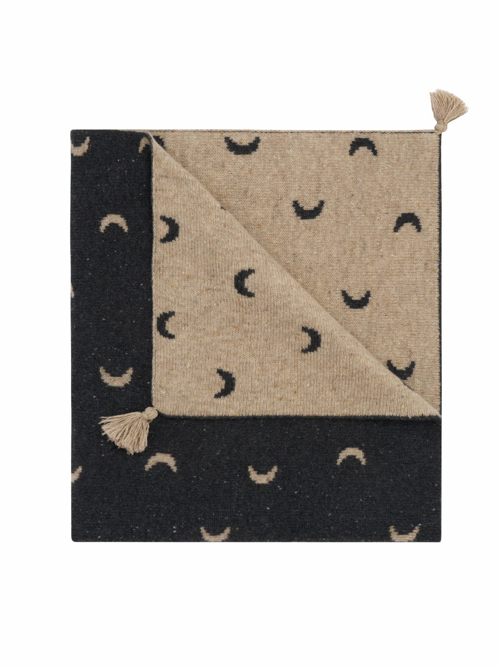 CHARCOAL MIDNIGHT WOOL BLANKET