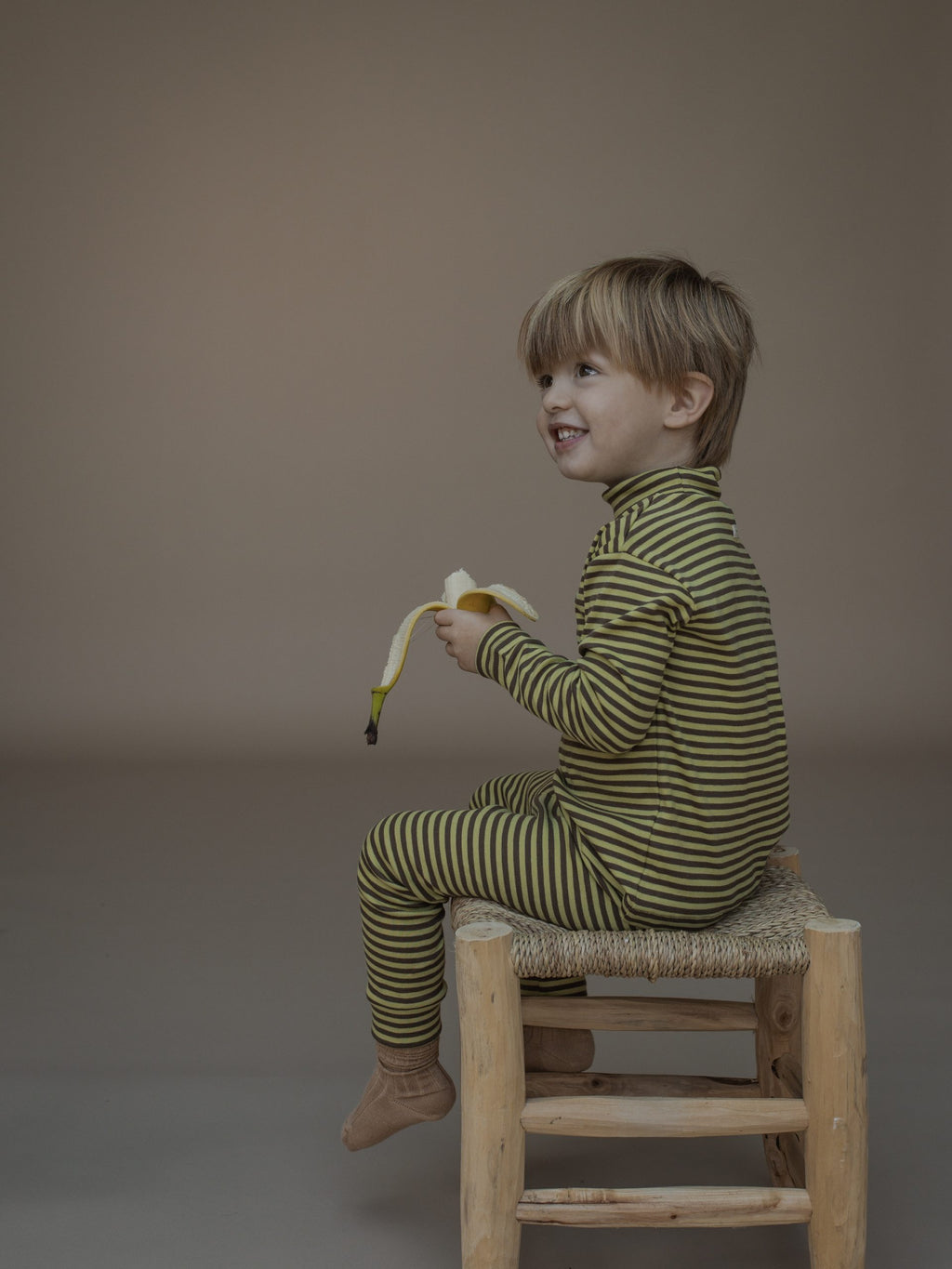 CHICORY STRIPES TURTLE NECK TOP