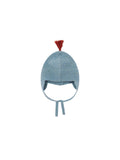 WINTER SKY CONTRAST TASSEL HAT