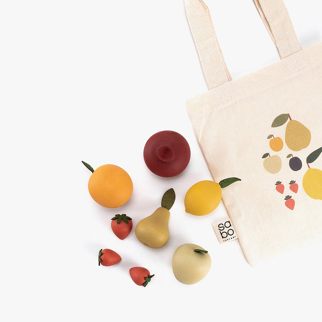 Lekematsett i tre - Frukt, mini