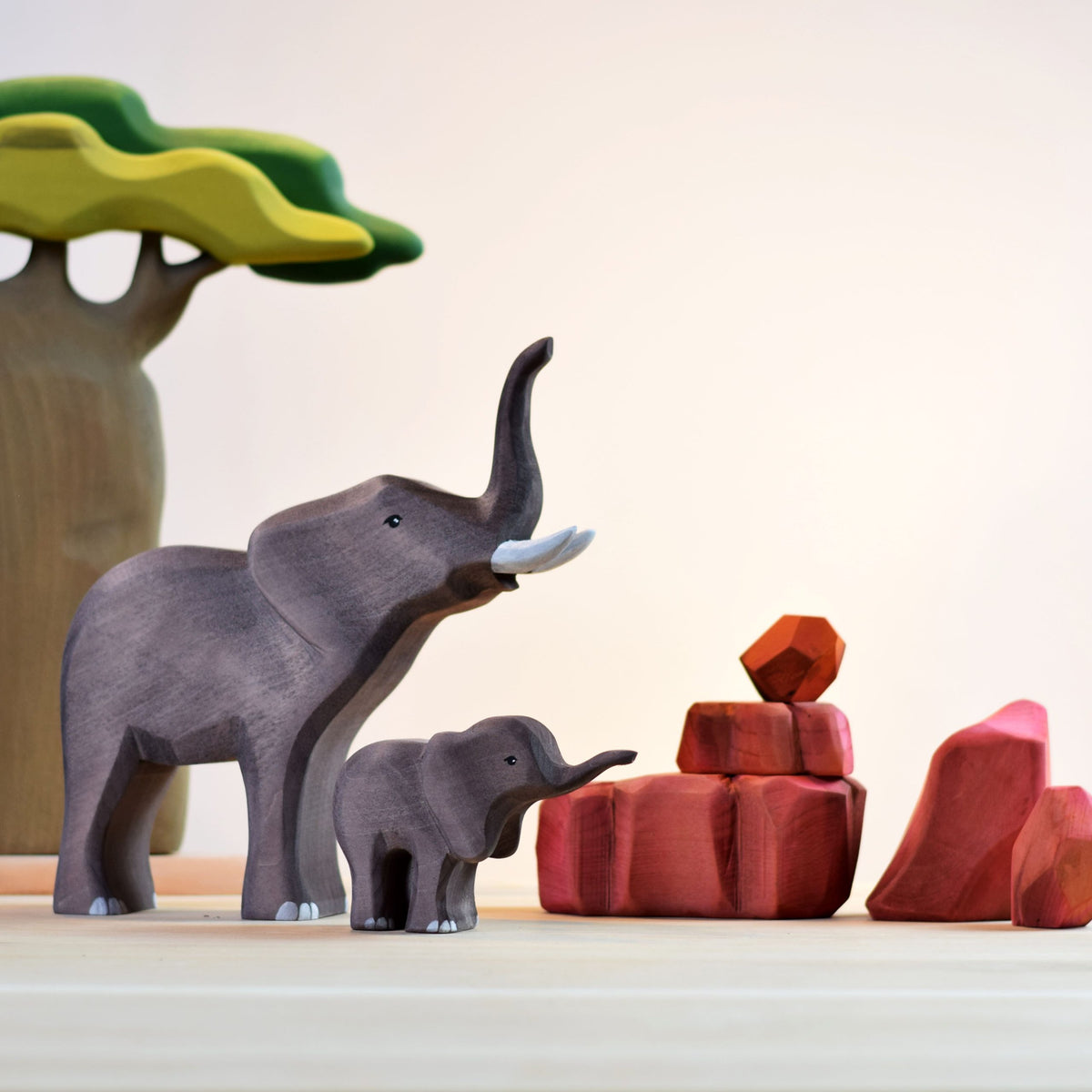 Elefant-familie
