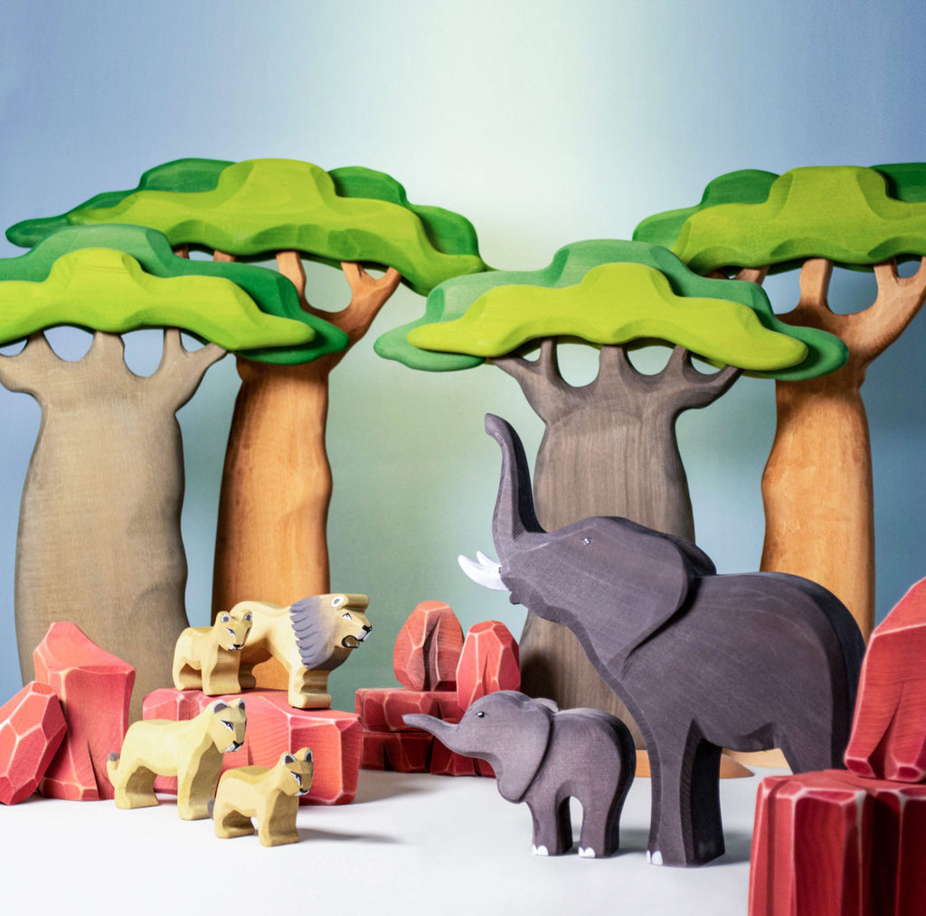 Elefant-familie