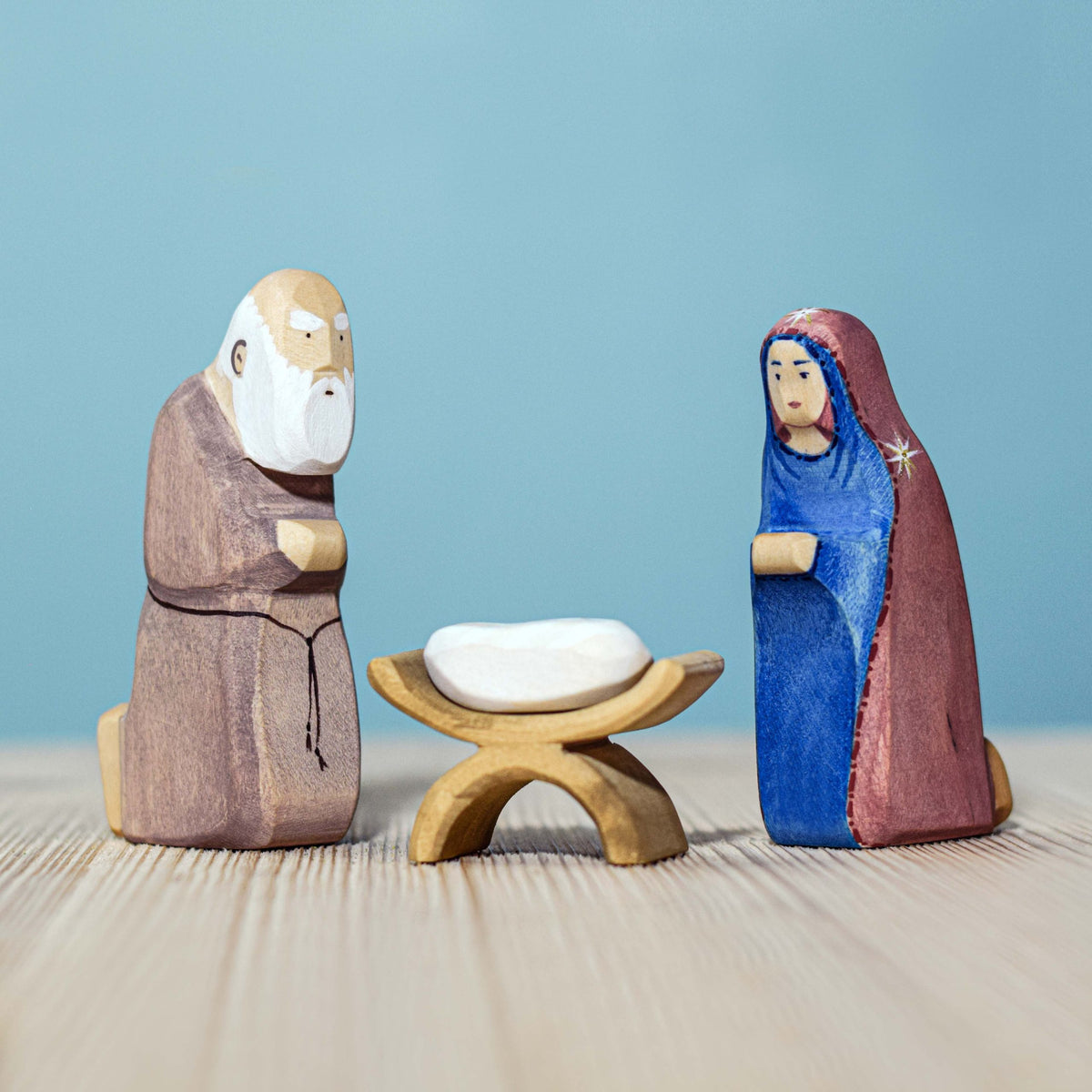 Jesusbarnet, Josef og Maria