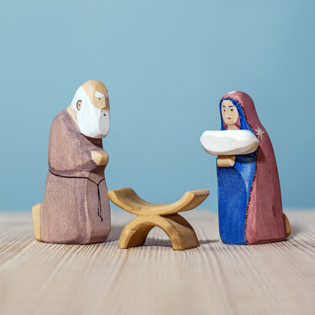 Jesusbarnet, Josef og Maria
