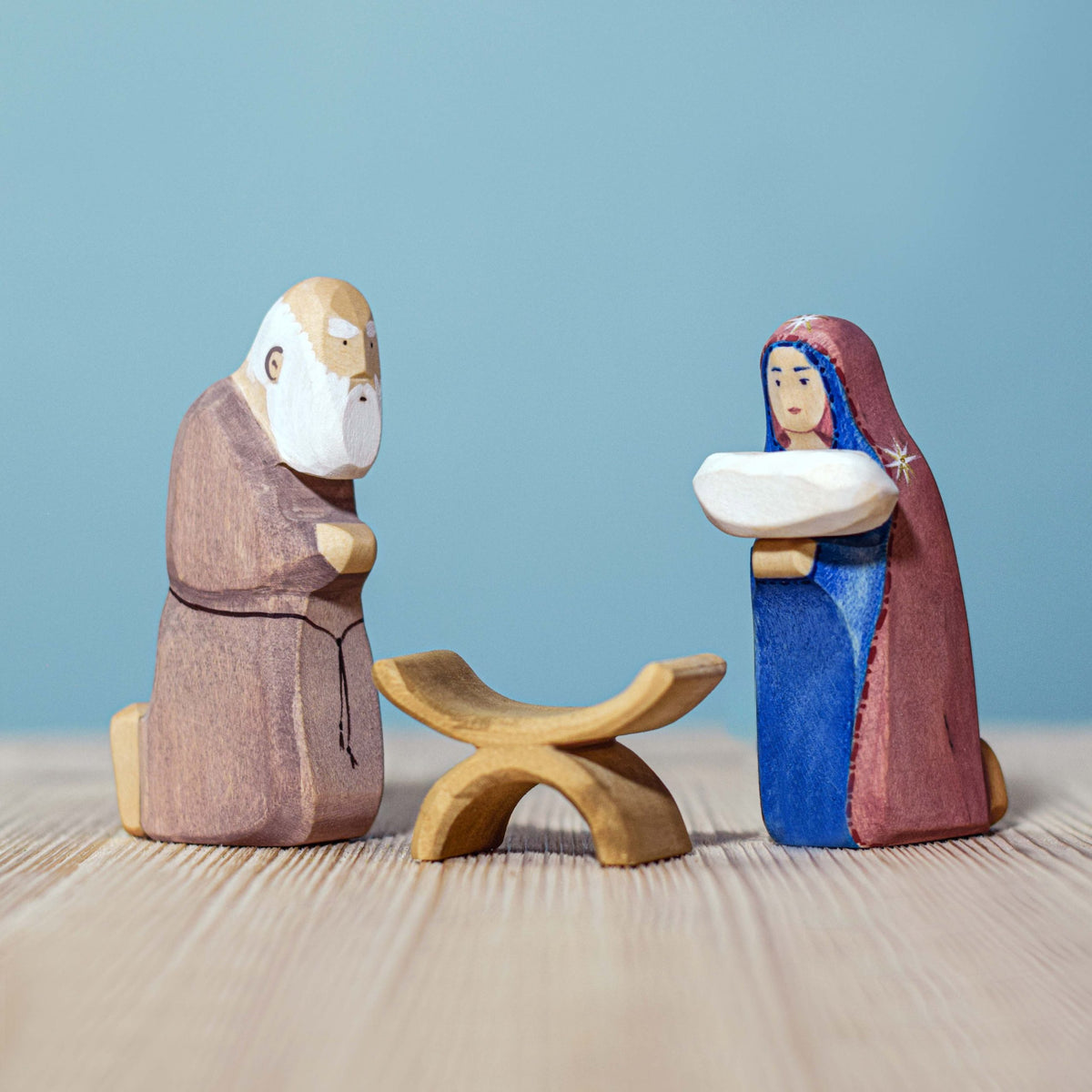 Jesusbarnet, Josef og Maria