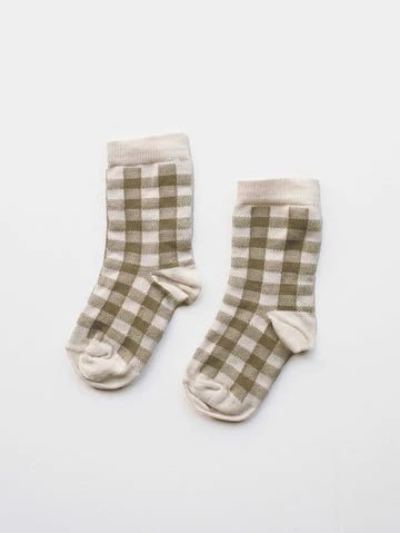The Gingham Sock - Bronze