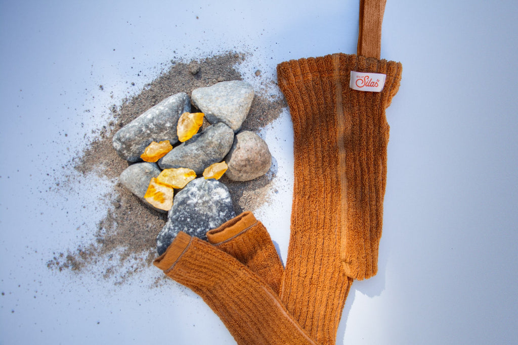 Granny Teddy Footless Cotton Tights – Amber