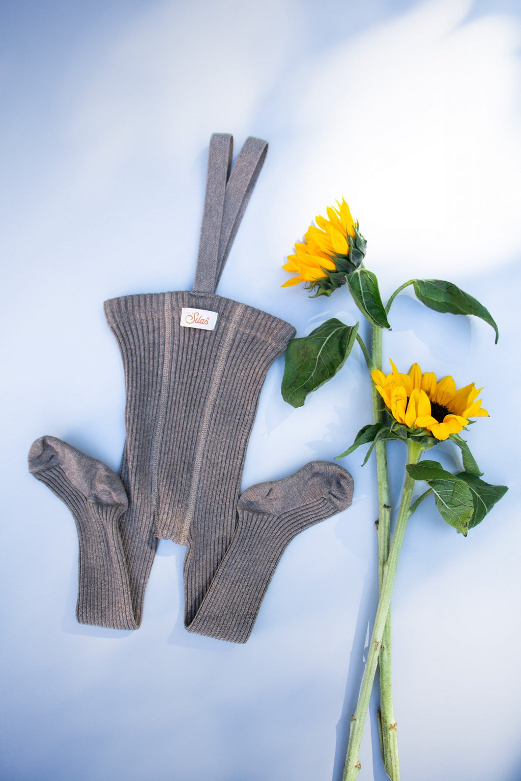 Hippy Footed Cotton Tights – Cocoa Blend