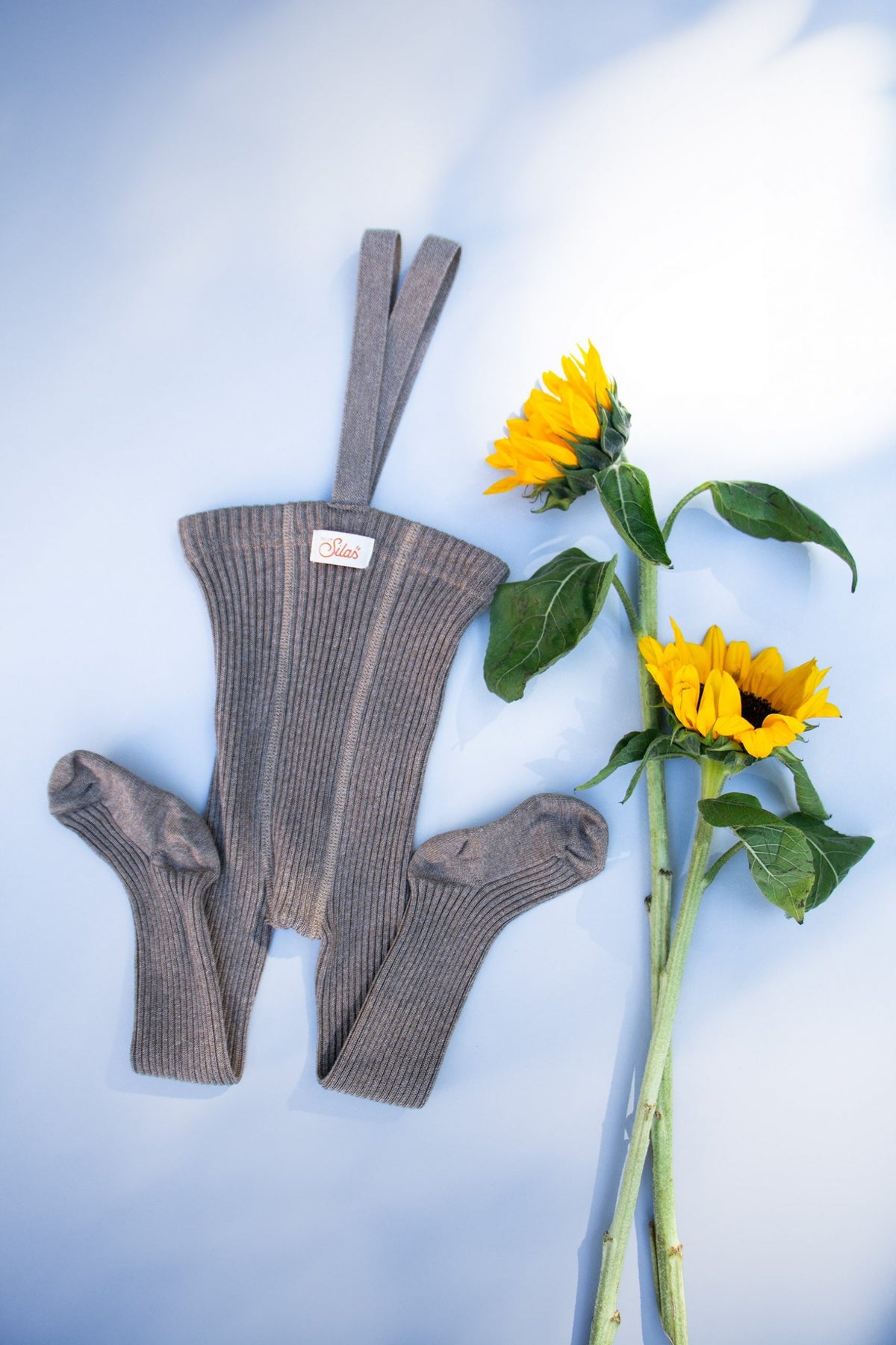 Hippy Footed Cotton Tights – Cocoa Blend